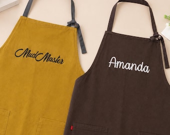 Housewarming Gift | Personalized Cooking Apron | Custom Japanese Apron | New Home Gift Apron | Crossback Apron
