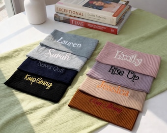 Personalisiertes besticktes Haarband - Haarband mit individuellem Namen für Geschenke, Geburtstage und besondere Momente