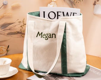 Personalisierte Tragetasche personalisiert, Jubiläum Tasche mit Name, Brautjungfer Geschenk, Junggesellenabschied Geschenk, Schultasche, Strandtasche