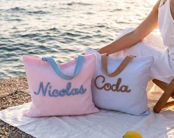 Braut Boot Tasche, Urlaubs am Meer Tasche, Handgeklebtes Chunky Garn, Brautjungfer Geldbörse, Hochzeitsgepäck