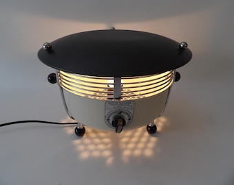 UFO Indola-verwarmer omgebouwd tot lamp uit de jaren 60