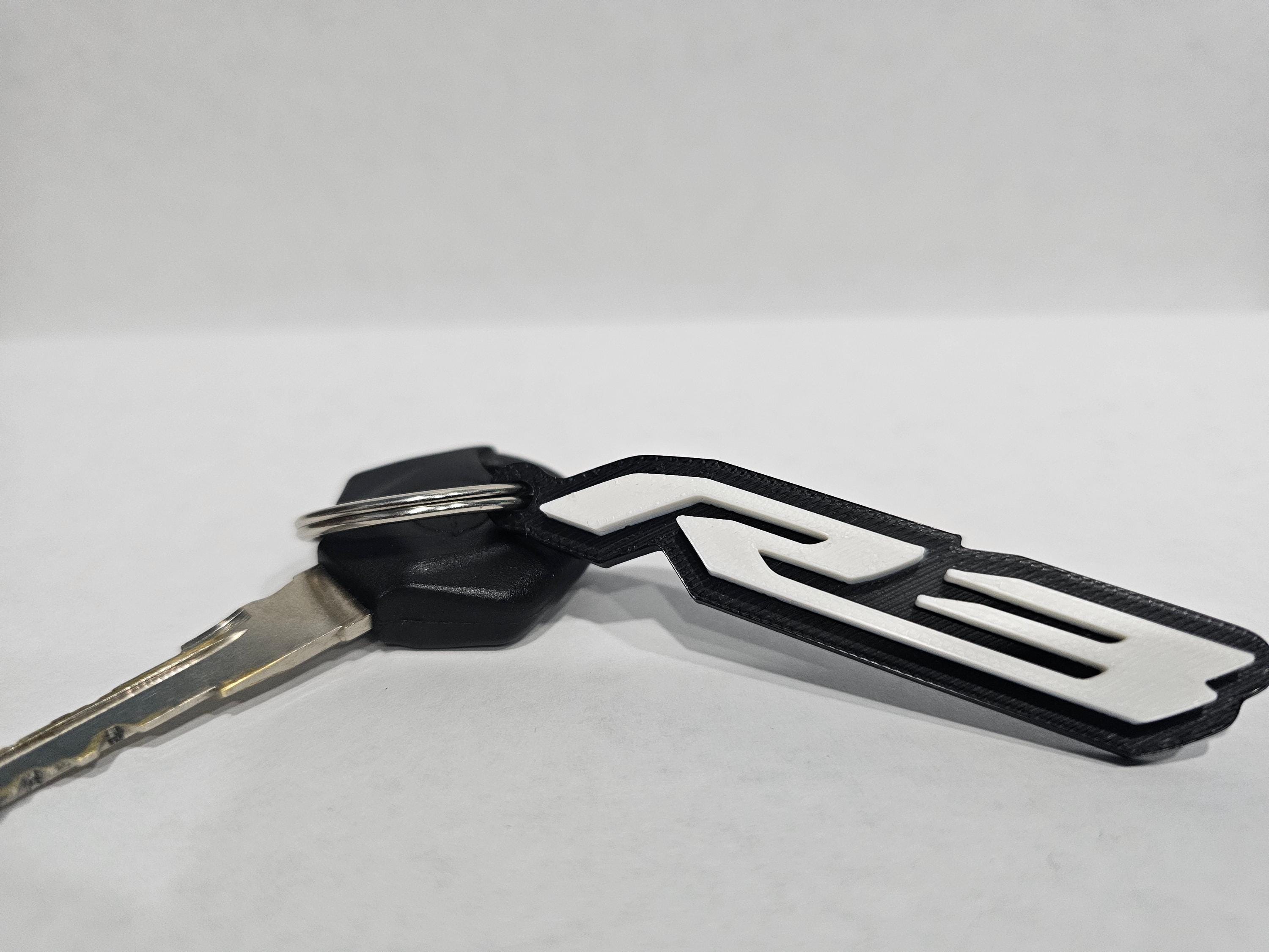 R3 Motorcycle Keychain 3D Printed