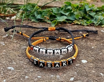 Sasaki and Miyano inspired bracelet set