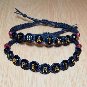 Ghost Band Frater Imperator Inspired Bracelet Set