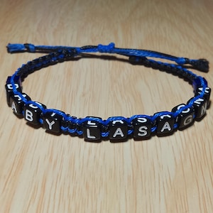 Baby Lasagna Eurovision inspired adjustable bracelet - custom colours
