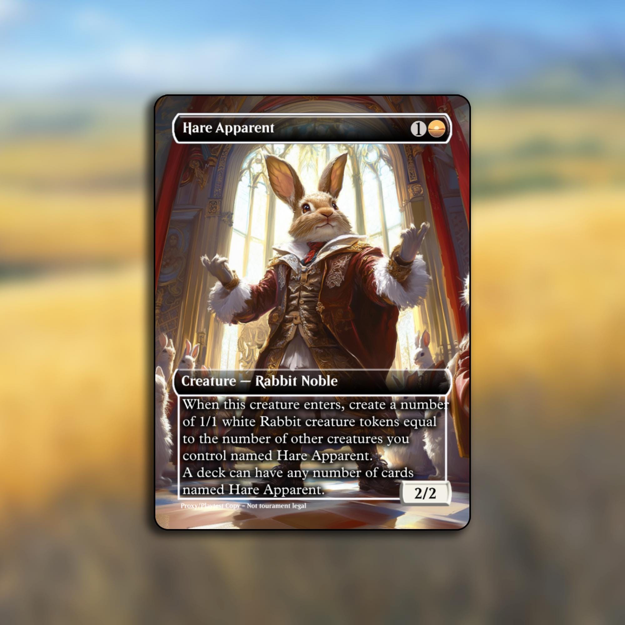 thumbnail image 2 of Magic: The Gathering – 10x Hare Apparent (Japanese, FDN, Near Mint) 2 of 4