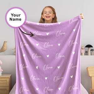 Personalisierte Namensdecke, Weihnachtsgeschenk, Benutzerdefinierte Namensdecke, Individuelle Geschenke, Individuelle Name Babydecken, Babypartygeschenk, Geschenk für Sie