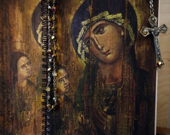 Our Lady of the Way Spiral Notebook - Dotted Paper