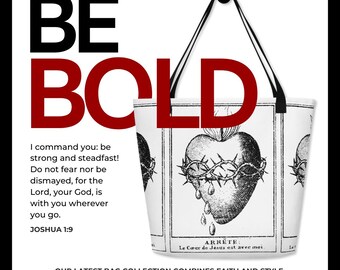 Sacred Heart Large Tote Bag