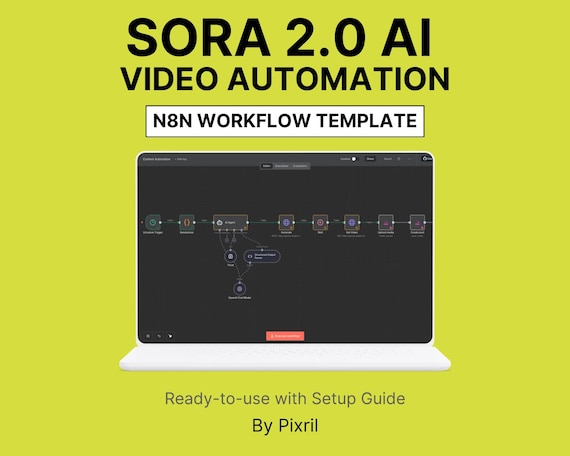 AI Video Automation n8n Workflow: Sora 2 YouTube Shorts Bot (Instant Download)