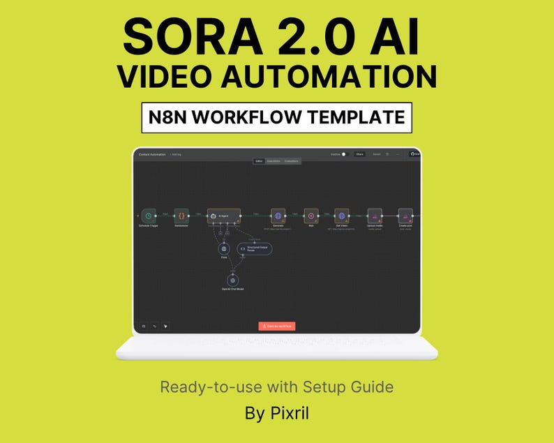 AI Video Automation N8n Workflow: Sora 2 Youtube Shorts Bot (instant ...