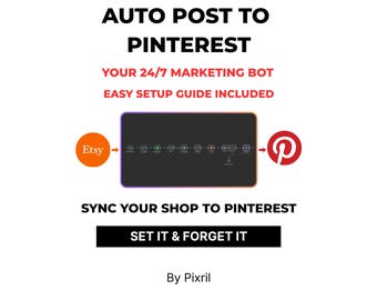 Etsy Pinterest Automation Bot | n8n Workflow (Instant Download)