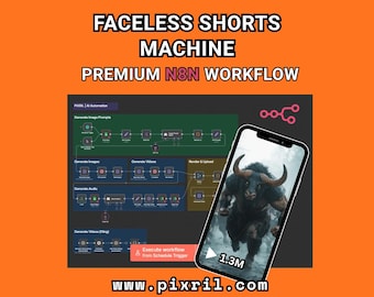 Faceless YouTube Shorts Automation | AI Video Generator | n8n Workflow Template | Autopilot Content Creation