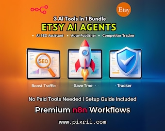n8n Workflow Templates Bundle — SEO, Price Alerts & Social Publisher | Digital Download