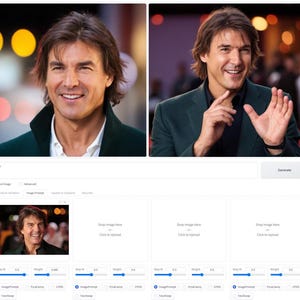 May include: Two side-by-side images of a smiling man with brown hair. He is wearing a dark green jacket over a white shirt in the first image. The second image shows him waving, wearing a dark green jacket over a black shirt.
