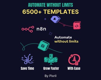 6500+ n8n Workflow Templates: No-Code Automation Bundle (Instant Download)