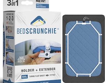 Scrunchie da letto: 360 cinghie porta lenzuola con clip