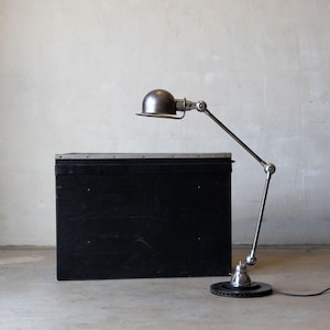 Vintage Silver Jielde Domecq Task Lamp with Adjustable Arms