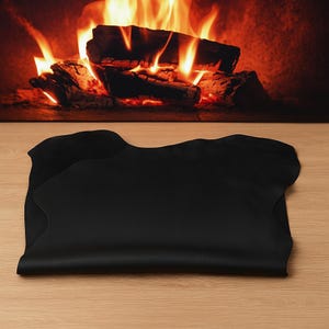 Lamb leather,black leather,leather for sewing,86x70 cm 0.72 yarda 6.48 sgrt 6 mm