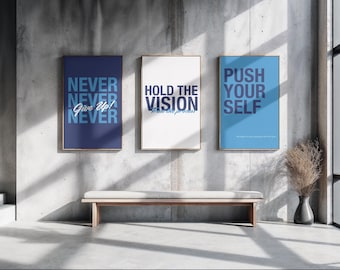 Motivational Quote Poster Printable - Instant Download for DIY Printing