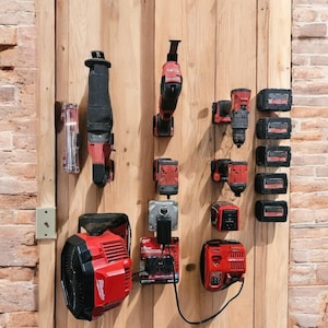 Milwaukee M18 Tool Wall Mount / Customizable Storage Solution / Drill Mount / Tool Holder