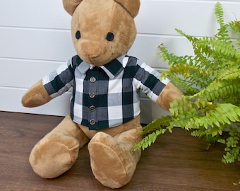 Teddy Bear Shirt PDF Sewing Pattern & Tutorial (Fits Simplicity A2115 Memory Bear)