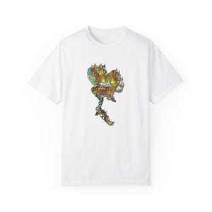 Thailand Karte bedrucktes T-Shirt, Thailand, lebendiges Grafik-T-Shirt, bunte Streetwear, einzigartiges Geschenk, lustige Modeaussage