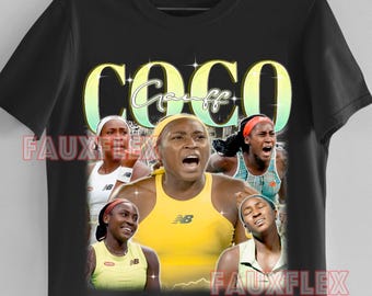 COCO GAUFF Shirt, Coco Gauff Retro Tshirt, Coco Gauff Vintage Fan Tees, Coco Gauff Merch Gift, Coco Gauff Kids Tee, Coco Gauff Clothing