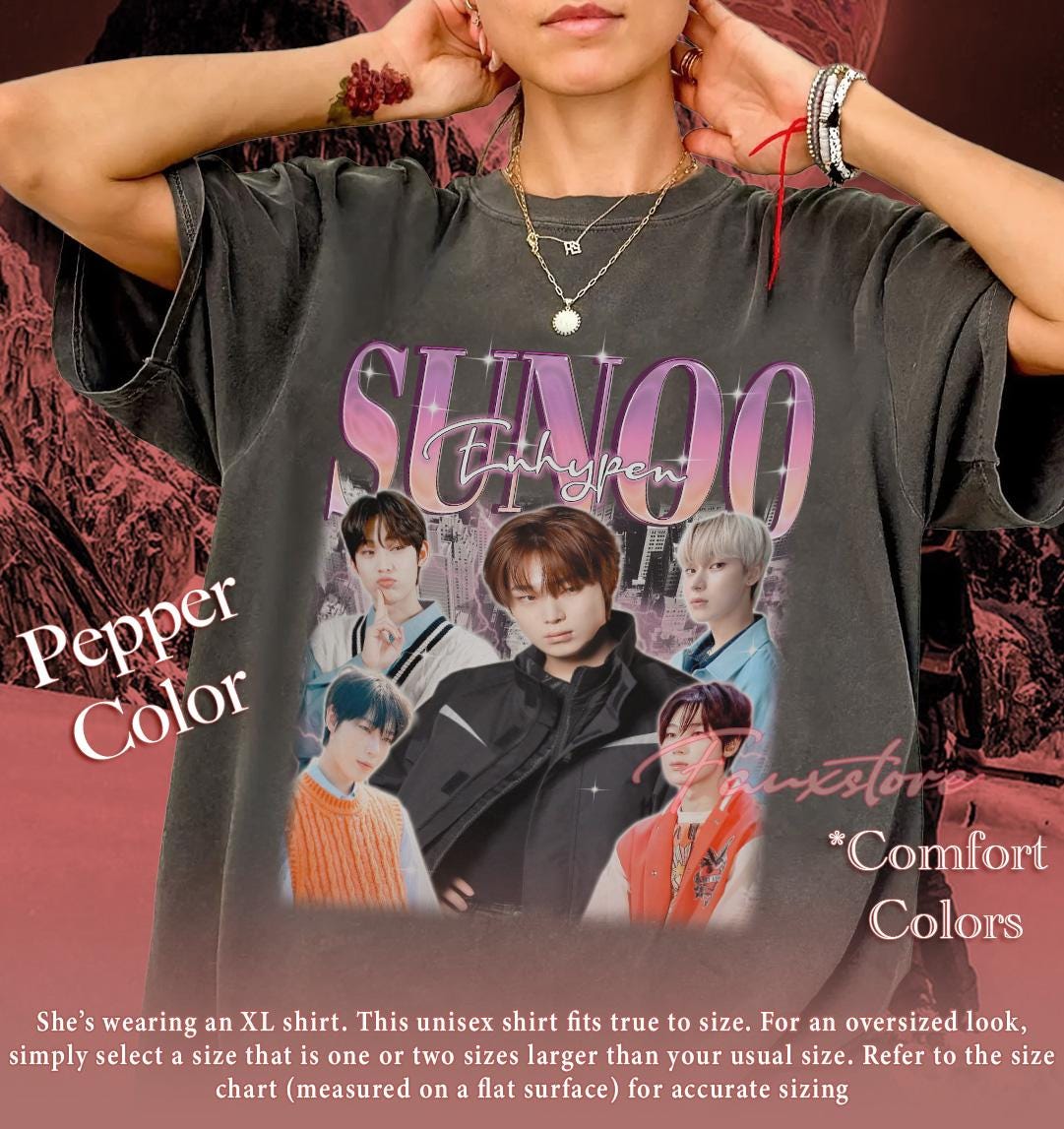 Sunoo Enhypen T Shirt - Etsy