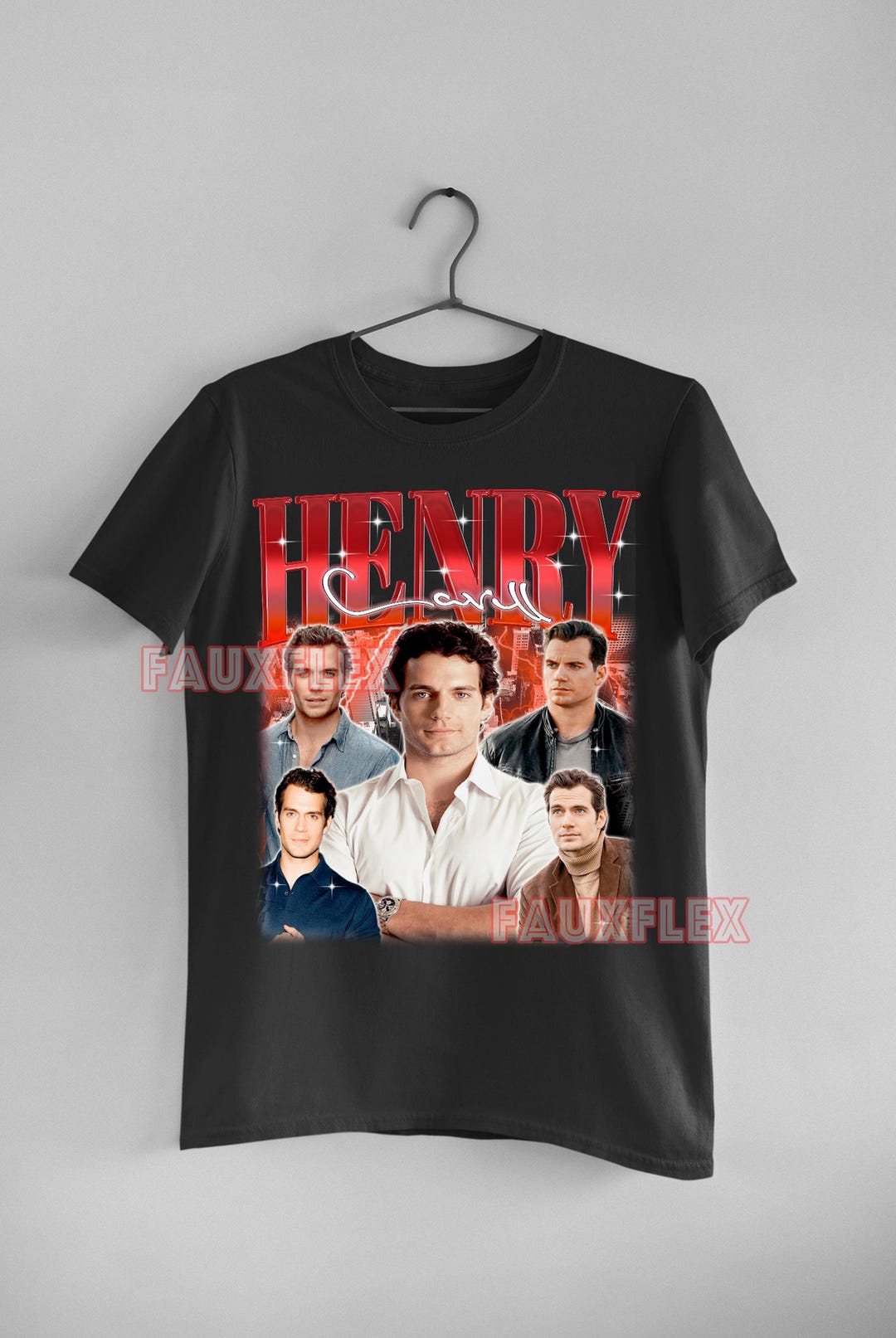 HENRY CAVILL Shirt, Henry Cavill Retro Tshirt, Actor Vintage Fan Tees ...