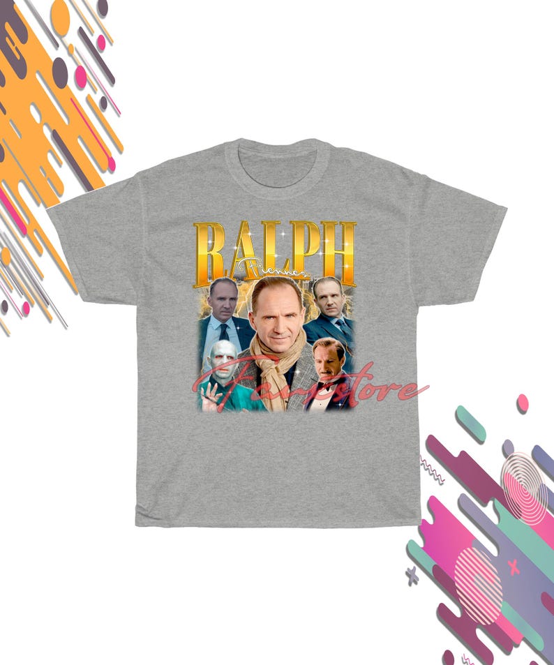 RALPH FIENNES Shirt, Ralph Fiennes Retro Tshirt, Actor Vintage Fan Tees, Movie Sweatshirt Merch Gift, TV Series Kids Tee Sweater image 4