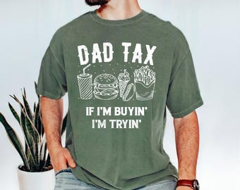 Lustiges Papa Steuer-Shirt, Papa T-Shirt von Kindern, Vatertag Rundhalsausschnitt, Geburtstags-T-Shirt für Papa, lustiges Ehemann-Shirt, Papa-Witz-T-Shirt, niedliches Papa-Steuer-Shirt