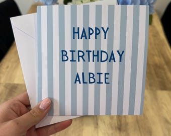 Personalised Birthday Card For Son | Birthday Card For Grandson | Birthday Card For Him | Personalised Birthday Card For Boyfriend, Husband