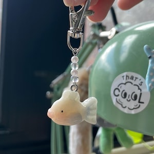 fish keychain | cute clay charm/keychain for any bag/backpack | cute keychain