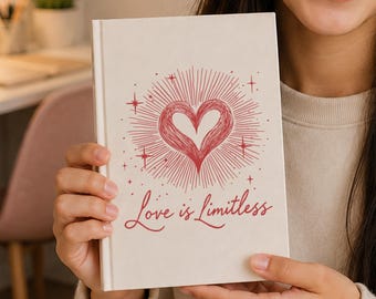 Love is Limitless Hardback Journal with Heartfelt Message for Building Hope & Strengthening Relationships