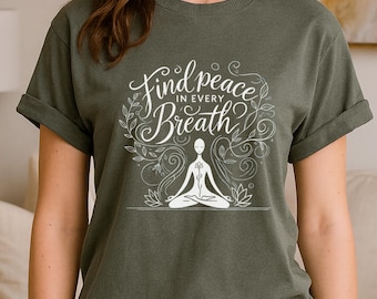 Mindfulness Yoga T-Shirt: Inspirational Meditation Apparel