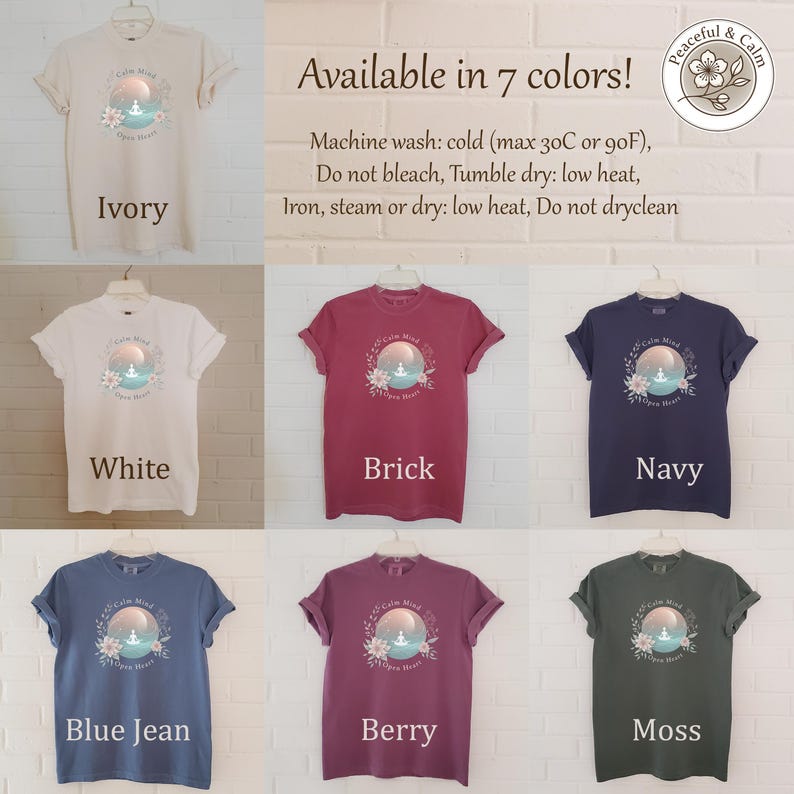 Camiseta de yoga floral: Diseño meditativo para una mente tranquila y un corazón abierto. imagen 8
