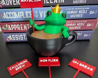 Frog Prince Coffee Break | Assistant to the Villain Inspired Figurine