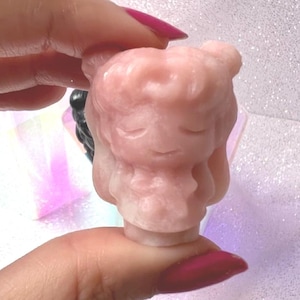 Sailor Moon Crystal, Moon Princess and Luna Cat Crystals, Anime Manga Inspired Dorm Home or Room Decor, cute gift for her, Cat Statue Stone