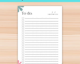 Business To-Do List & Daily Task Tracker | Entrepreneur Productivity Planner | Printable PDF | Minimalist Planner