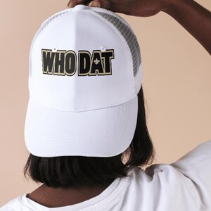 Who Dat Lettering Who Dat New Orleans SVG Design — Show Your NOLA Pride With Custom Game ...