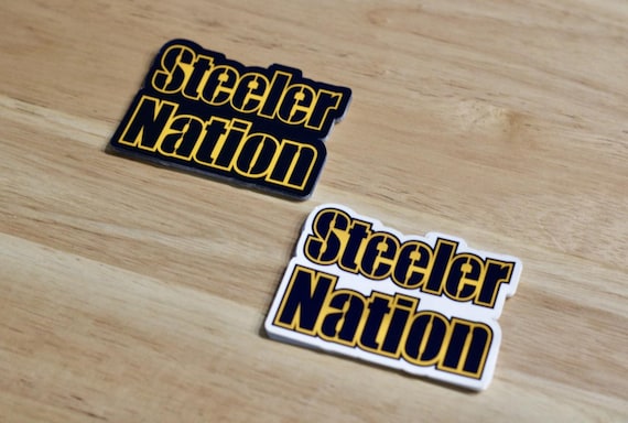 Pittsburgh Football Die Cut Stickers