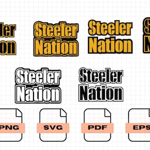 Pittsburgh Nation Digitaler Datei-Download: svg/png/pdf/eps