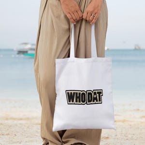 Who Dat Lettering Who Dat New Orleans SVG Design — Show Your NOLA Pride With Custom Game ...