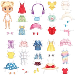 Sunny paper doll