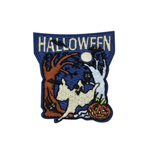 Halloween Embroidered Iron On Patch - Ghost Fun 52-Q