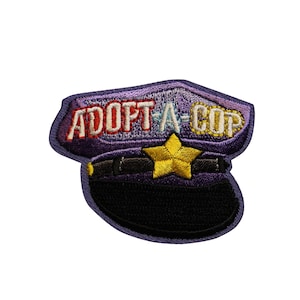 Adopt A Cop Embroidered Iron On Patch - Police Love 49-N