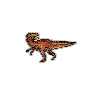 Tyrannosaurus T Rex Dinosaur Embroidered Iron On Patch - Paleontology 43-U