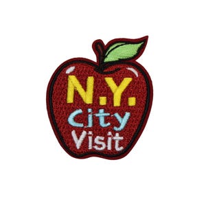 NY City Visit New York Embroidered Iron On Patch Boys Girls 45-R