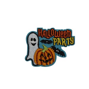 Halloween Party Embroidered Iron On Patch - Ghost Fun 52-L